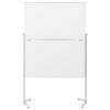 MAGNETOPLAN Design-Moderatorentafel 1151300 Karton weiss klappbar