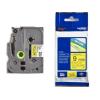 PTOUCH Band, laminiert schwarz/gelb TZe-621 PT-1280VP 9 mm
