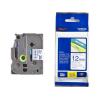PTOUCH Band, laminiert blau/weiss TZe-233 PT-1280VP 12 mm