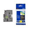 PTOUCH Band, laminiert weiss/schwarz TZe-335 PT-1280VP 12 mm