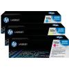 HP Toner Tri-Pack 125A CMY CF373AM Color LJ CP 1210 1400 Seiten