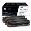 HP Toner Tri-Pack 410X CMY CF252XM CLJ Pro M452 5000 S.