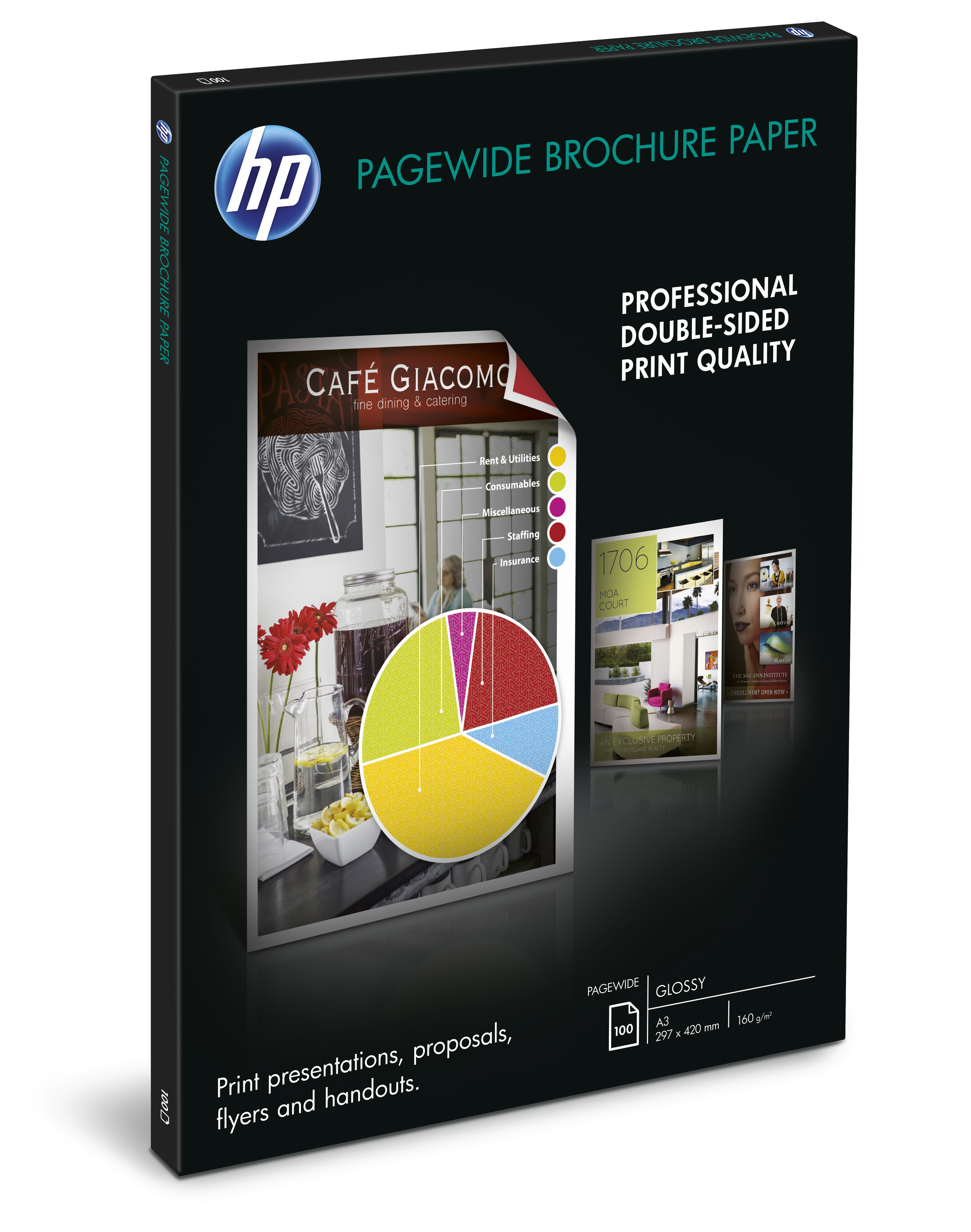 HP PageWide Paper 100 Blatt Z7S68A Glossy A3 FSC 160g