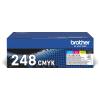 BROTHER Toner Valuepack CMYK TN-248VAL HL-L8240CDW 1000 Seiten