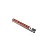 Steckdosenleiste 19" 1HE, 9 x IEX (C13/C19 Combo) orange, Thermal Fuse 10A