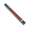 Steckdosenleiste 1HE, 10 x IEX (C13/C19 Combo) orange, Power Meter